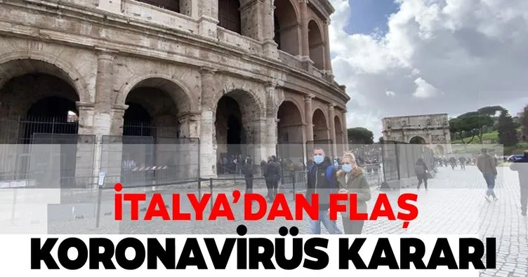 İtalya’dan flaş koronavirüs kararı
