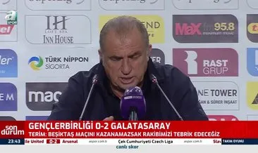 Fatih Terim’den Beşiktaş derbisi yorumu: Derbiyi kazanamazsak...