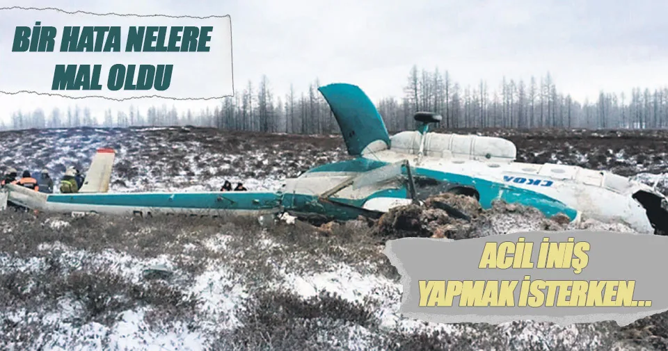 Acil iniş yapmak isterken çakıldı - Son Dakika Haberler