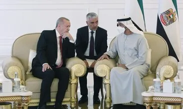 Başkan Erdoğan BAE’de El Nahyan’a taziye ziyaretinde bulundu