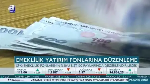 Emeklilik yatırım fonlarına düzenleme!