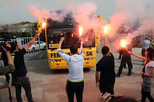 Fenerbahçe böyle uğurlandı