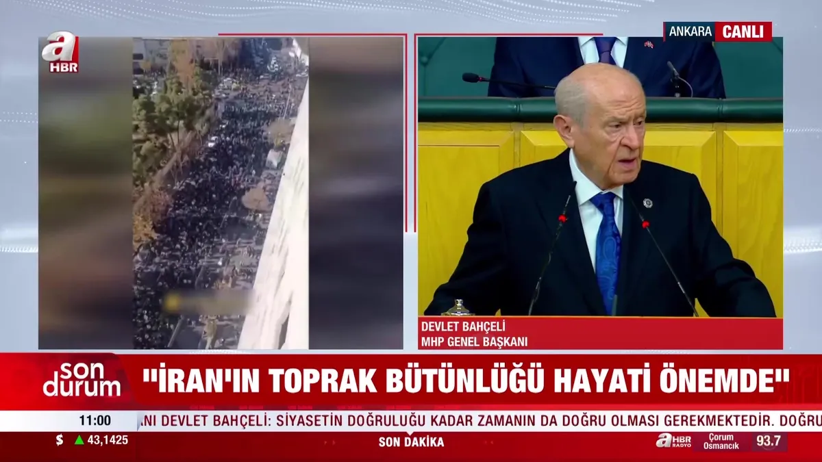 MHP Lideri Devlet Bahçeli: “İran’ın toprak bütünlüğü önemlidir” | Video videosunu izle MHP Lideri Devlet Bahçeli: “İran’ın toprak bütünlüğü önemlidir” | Video videosunu izle