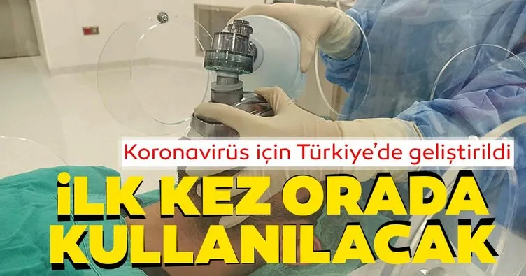 Corona virüs için Türkiye’de geliştirildi! İlk kez orada kullanılacak