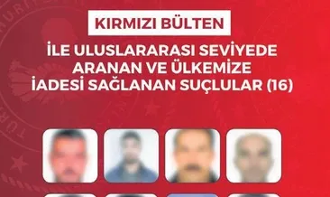 60 suçlu Türkiye’ye iade edildi
