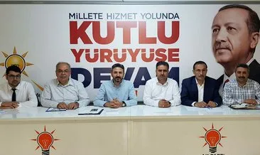 AK Parti’de miting hazırlığı