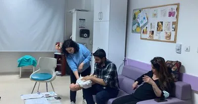 Tunceli’de gebe okulunda anne ve baba adaylarına Heimlich manevrası eğitimi #tunceli