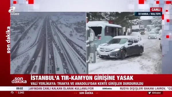 SON DAKİKA: İstanbul'da yoğun kar yağışı uyarısı! İstanbul'da kar yağışı ne kadar sürecek CANLI YAYIN