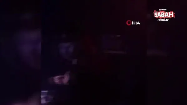 Beyoğlu’nda tedbirleri hiçe sayan kaçak gece kulübüne korona baskını | Video