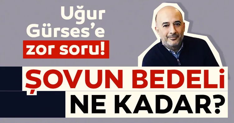 Uğur Gürses şovun bedeli ne kadar?