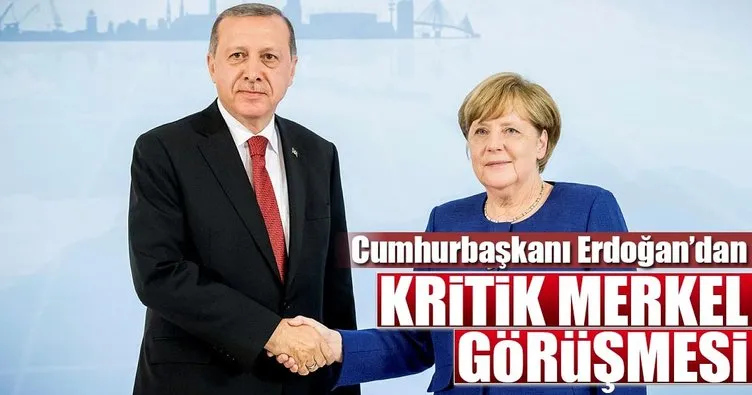 Cumhurbaşkanı Erdoğan, Merkel’le telefonda görüştü
