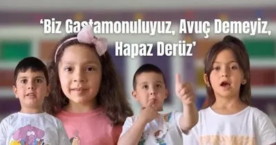 Miniklerin 'Biz Kastamonuluyuz' videosu hem beğeni topladı hem de gülümsetti #kastamonu