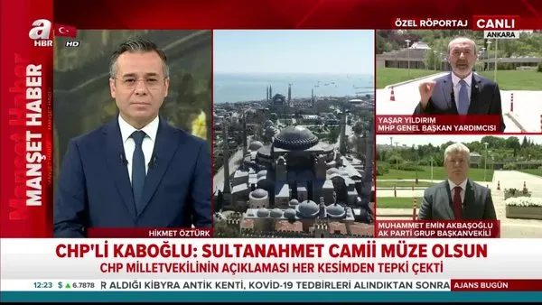 CHP'nin Sultanahmet Camii'ni ibadete kapatıp müze yapma önerisine tepki | Video