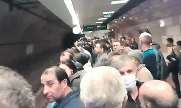 Metrodaki arıza isyan ettirdi