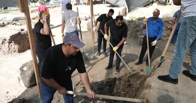 Antik tiyatro kazısına 90 gönüllü personel destek verdi #duzce