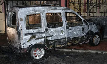 Konya’da hafif ticari araç kundaklandı