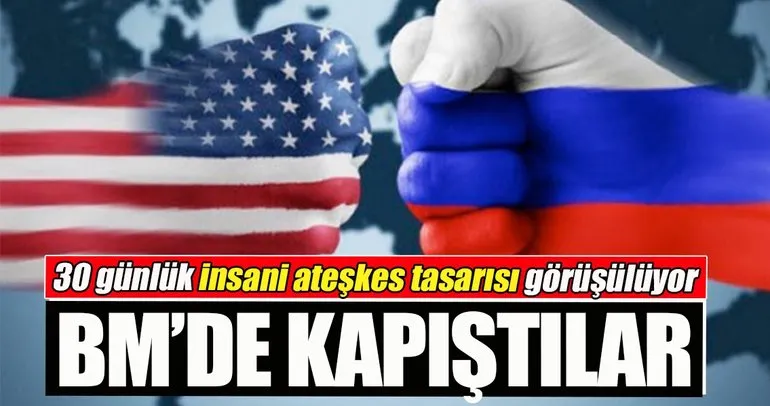 ABD ve Rusya’dan BMGK’de Suriye atışması