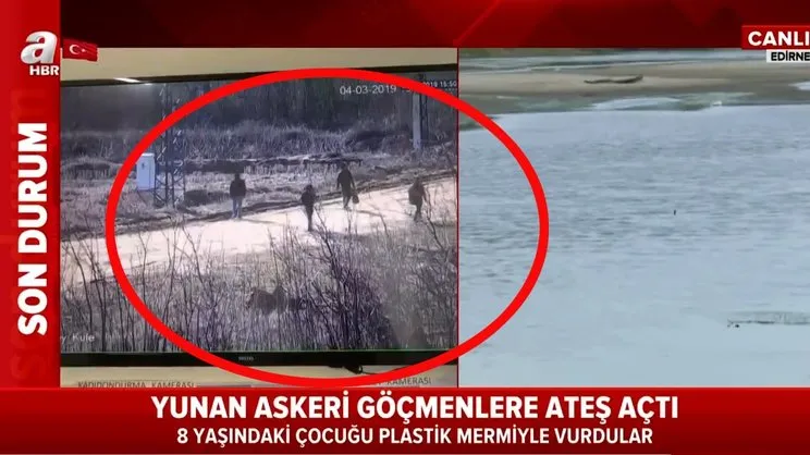 Son dakika | Yunan askerleri yine silahsız sivillere dehşet saçtı! 8 yaşındaki göçmen çocuğu vurdular | Video