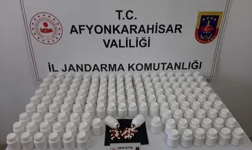 Afyonkarahisar’da binlerce sentetik hap ele geçirildi