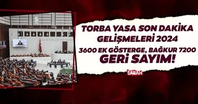 TORBA YASA SON DAKİKA 2024: Esnafa erken emeklilik, 3600 ek gösterge… Yeni Torba Yasa içeriği ve maddeleriyle Meclis’te kabul edildi mi?