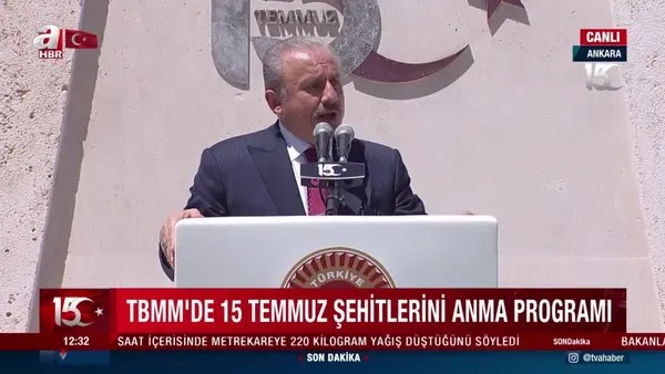 TBMM Başkanı Mustafa Şentop'tan 15 Temmuz hain darbe girişiminin 5'inci yıl dönümünde önemli açıklamalar