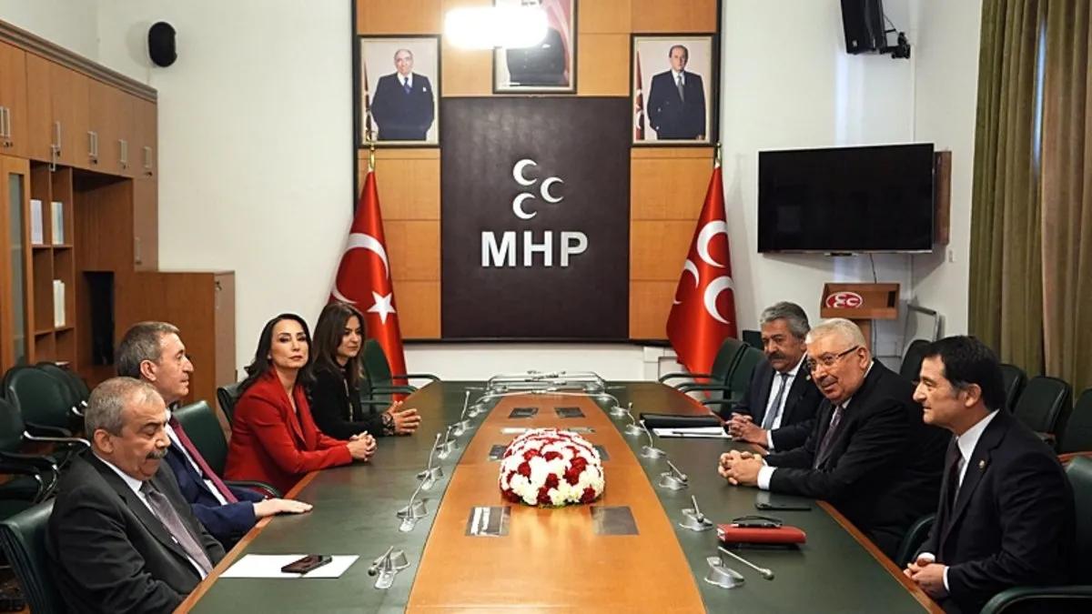 DEM Parti heyeti, MHP'nin ardından AK Parti'yi ziyaret etti! İşte ilk açıklama