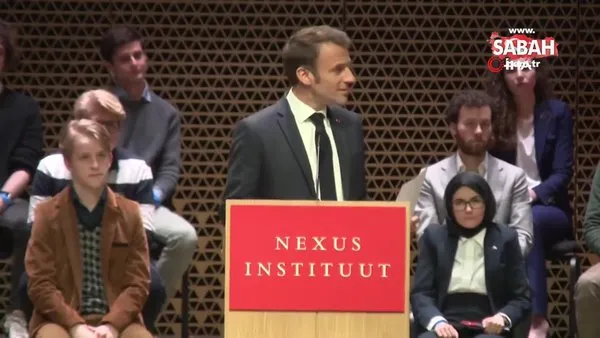 Macron’un konuşması protestocular tarafından kesildi | Video