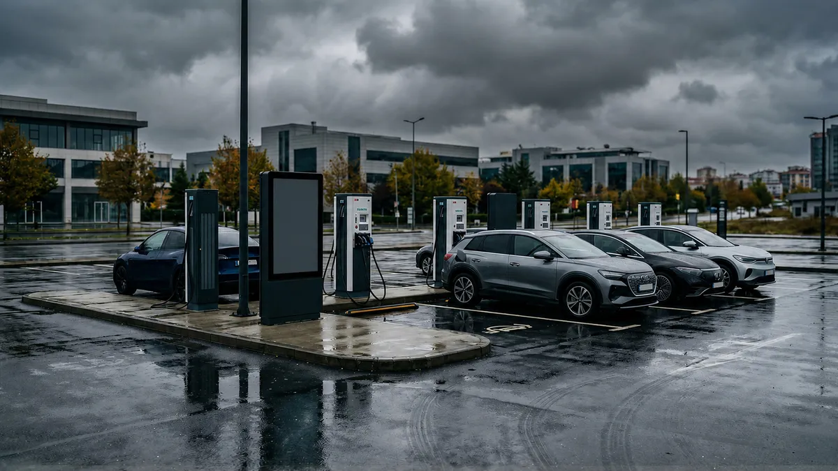 Türkiye'de elektrikli araç şarj istasyonlarının sayısı artıyor.