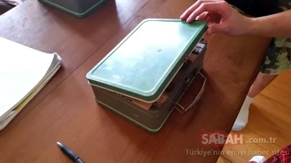 Esrarengiz kutudan çıkanlar şaşırttı! Ev sahibi gözlerine inanamadı...
