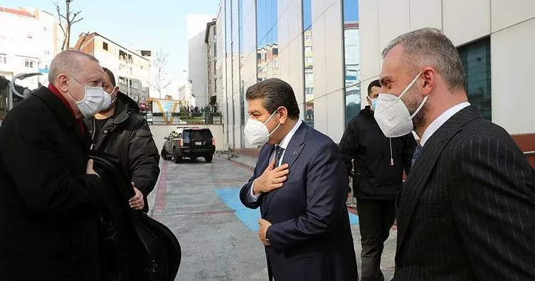 Başkan Erdoğan, Esenler Belediyesi’nden ayrıldı