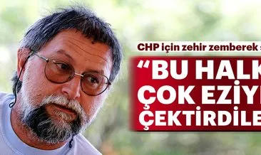 Ali Nesin: CHP bu halka çok eziyet çektirdi