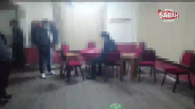 Kahvede oyunda yakalandılar!