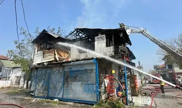 Düzce'de korkutan yangın: Ev küle döndü! #duzce