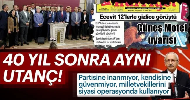 Asırlık parti CHP'den utanç fotoğrafı! - Son Dakika Haberler