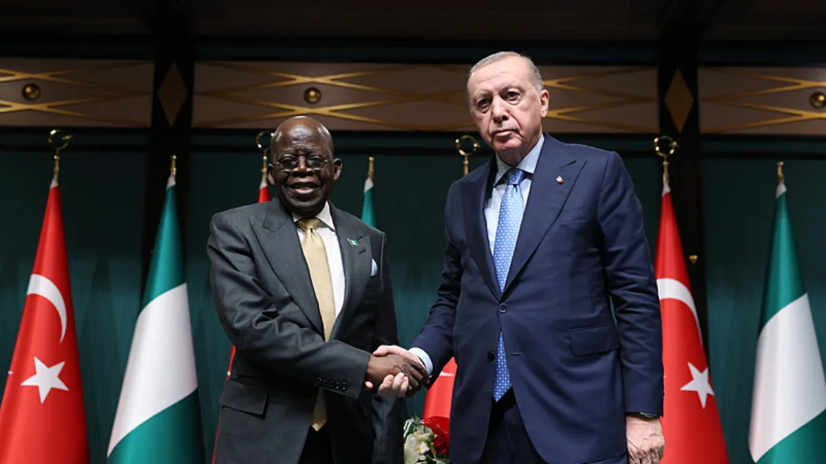 Nijerya Cumhurbaşkanı Ankara'da! Başkan Erdoğan'dan stratejik ortaklık mesajı 1 Nijerya Cumhurbaşkanı Ankara'da! Başkan Erdoğan'dan stratejik ortaklık mesajı