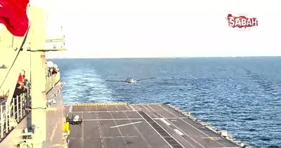 Dünya havacılık tarihinde bir ilk! Bayraktar TB3 SİHA, TCG ANADOLU’ya iniş kalkış yaptı