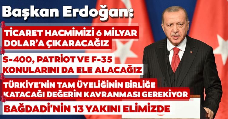 Son dakika: Başkan Erdoğan: Bağdadi’nin 13 yakını elimizde