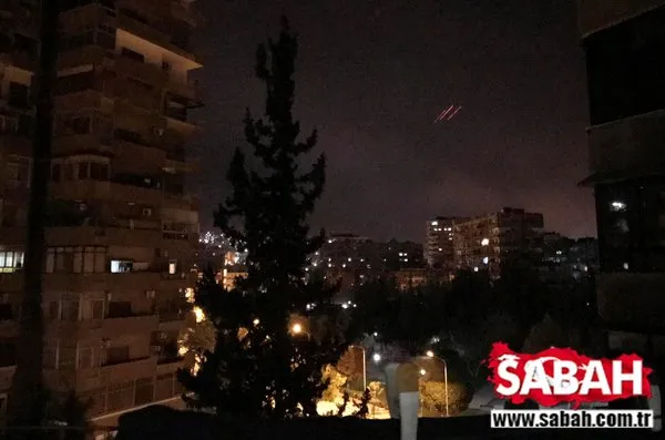 ABD Suriye'yi vurdu! İşte Şam'dan ilk görüntüler