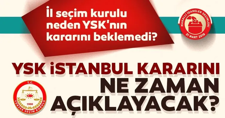 YSK İstanbul kararını ne zaman açıklayacak? Ekrem İmamoğlu mazbata aldı ama...
