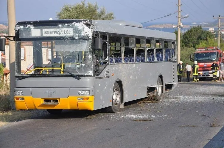 İzmir’de askeri araca saldırı