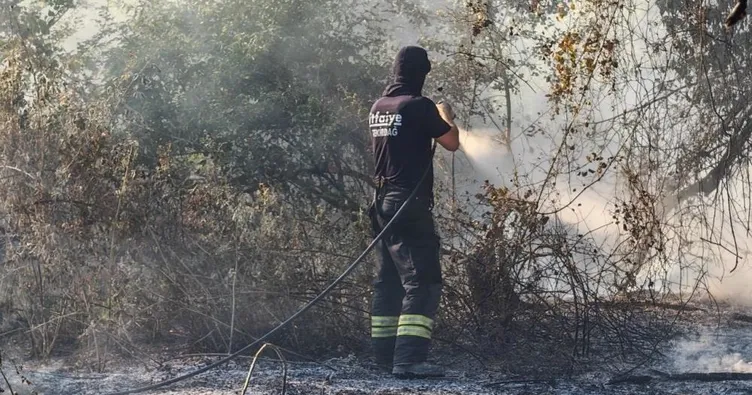 Tekirdağ’daki anız yangını kontrol altına alındı