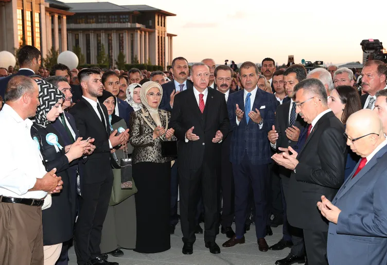 Cumhurbaşkanlığı Külliyesi'nde 30 Ağustos Zafer Bayramı resepsiyonu