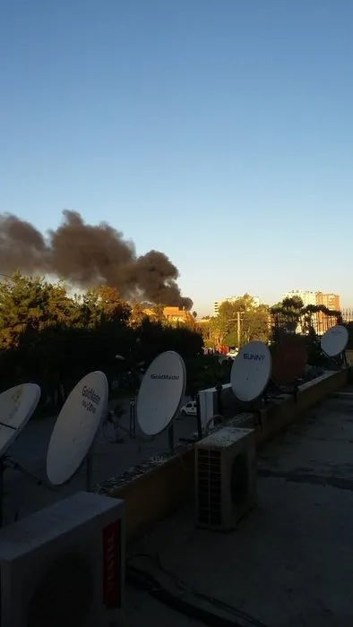 Adana Valiliği önündeki patlamadan fotoğraflar