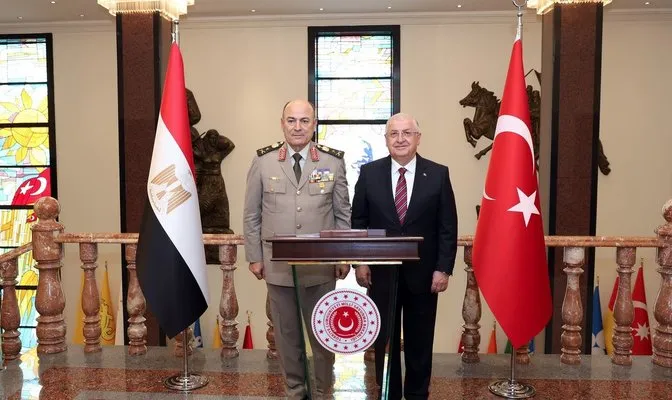 Milli Savunma Bakanı Güler, Mısır Genelkurmay Başkanı Korgeneral Askar’ı kabul etti