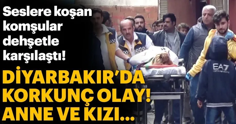 Diyarbakır’da anne ile kızı bacaklarından vuruldu