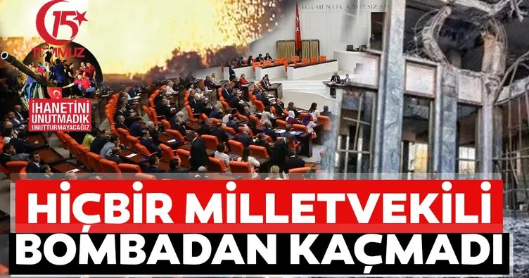 Hiçbir milletvekili bombadan kaçmadı