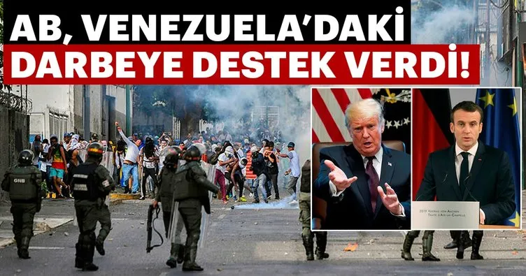 AB’den Venezuela’daki darbeye destek!
