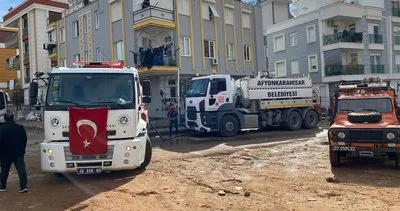 Seydikemer Belediyesi Antalya’da sel felaketine yardım etti