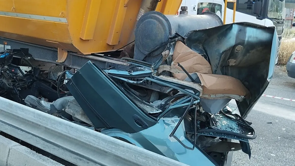 Burdur’da feci kaza! 1 ölü, 1 yaralı