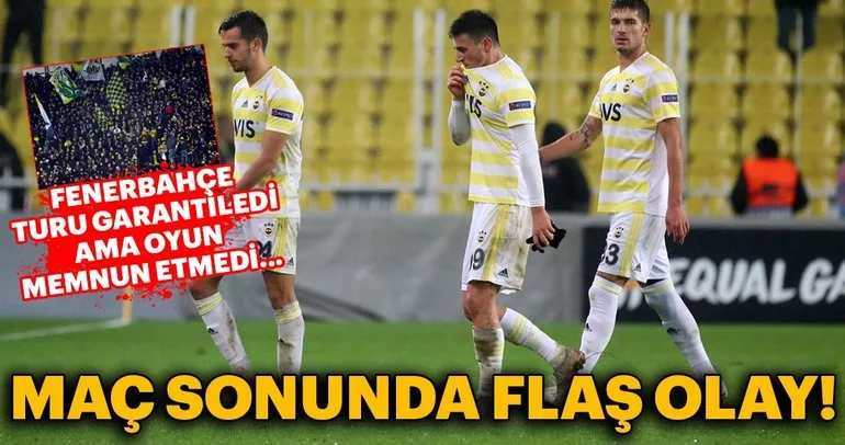 Fenerbahce was not happy after the flash event of the match!